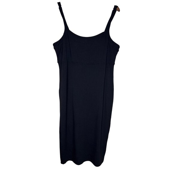Good American 90s Women's Dress Black Tank Jersey Knit Sleeveless Size 2X - Picture 1 of 11